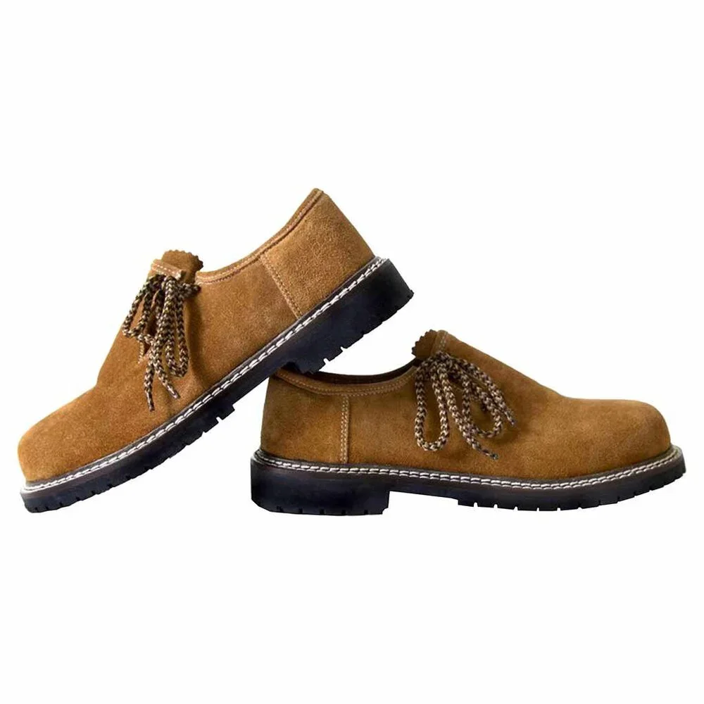 Men’s Suede Shoes Casual Dress Loafers Classic Soft Leather Comfortable Footwear